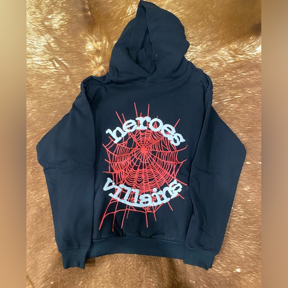 Sp5der x Hero’s and Villains hoodie - Picture 2 of 4